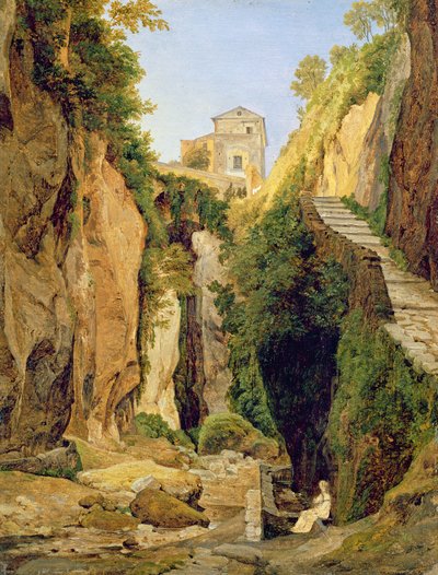 Schlucht bei Sorrent von Heinrich Reinhold